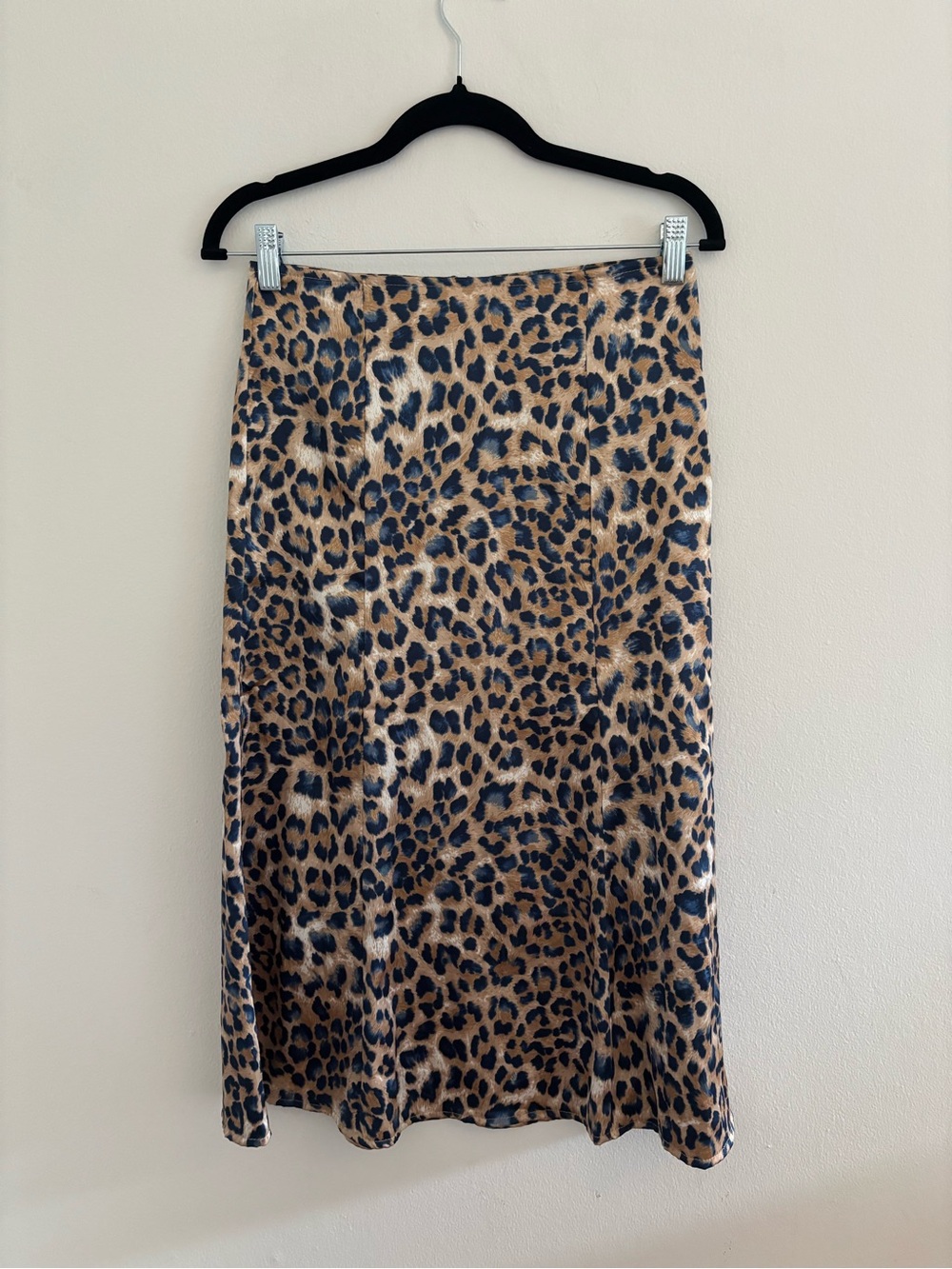 Lulu's Leopard Print Midi Skirt - Tan & Black